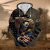 VETERAN UXVET42-AM Premium Microfleece Zip Hoodie