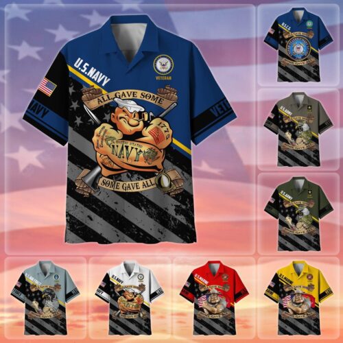 VETERAN UXVET56 Premium Hawaiian Shirt