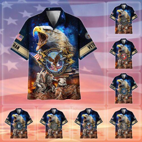 VETERAN UXVET59 Premium Hawaiian Shirt