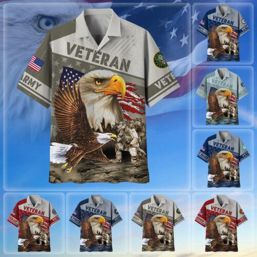 VETERAN UXVET60 Premium Hawaiian Shirt