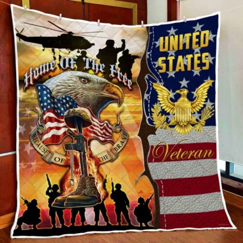 U.S. Air Force Veteran Quilt Blanket