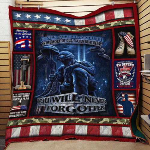 VETERAN NVVE03QI Premium Quilt Blanket