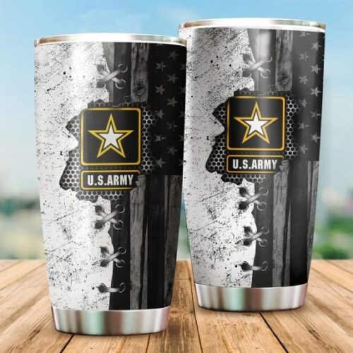 United States Veteran Steel Tumbler - TBL-CR-02