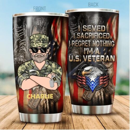 United States Veteran Tumbler