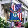 U.S VETERAN, I WALKED THE WALK - FLAG