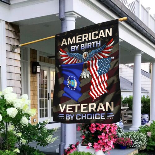 American By Birth U.S Air Force Veteran By Choice Flag