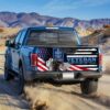 U.S. Veteran Back The Blue Truck Tailgate Decal Sticker Wrap Car Accessories