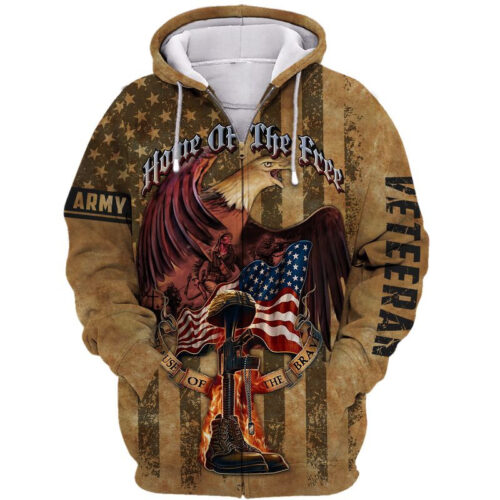 US ARMY NMH-03 Premium Microfleece Zip Hoodie