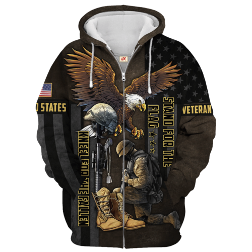 VETERAN HBL-VTR-31 Premium Microfleece Zip Hoodie