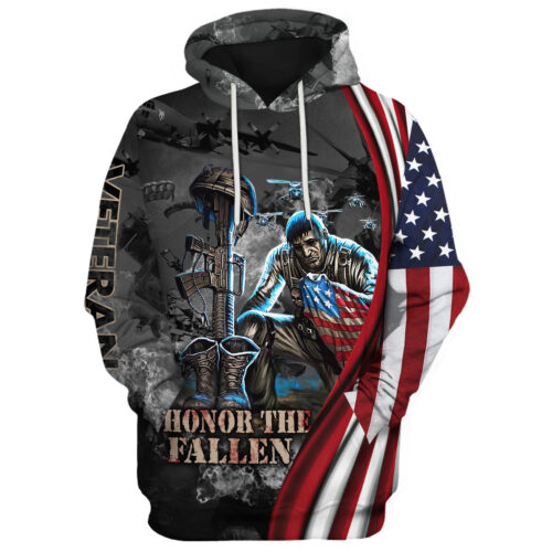 VETERAN DBA-VTR-19 Premium Microfleece Hoodie