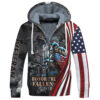 VETERAN DBA-VTR-18 Premium Heavy Fleece Zip Hoodie