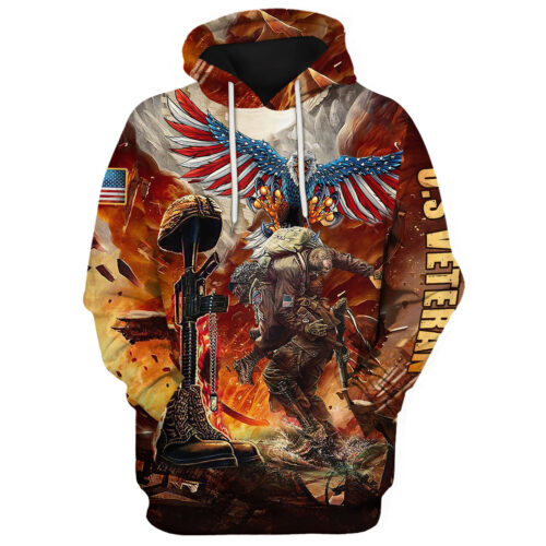 VETERAN DBA-VTR-06 Premium Microfleece Hoodie