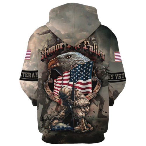 VETERAN DBA-VTR-03 Premium Microfleece Zip Hoodie