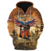 VETERAN DBA-VTR-03 Premium Microfleece Zip Hoodie