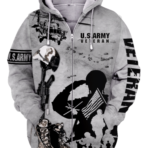 ARMY NTD-2510-AM-01 Premium Microfleece Zip Hoodie