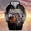 ARMY HLT-1810-AR-02 Premium Microfleece Zip Hoodie