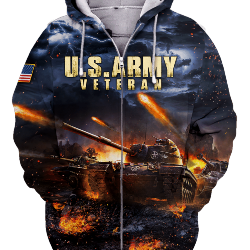 ARMY NTD-1510-AM-02 Premium Microfleece Zip Hoodie