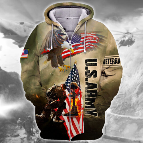 ARMY NTD-1410-AM-02 Premium Microfleece Zip Hoodie