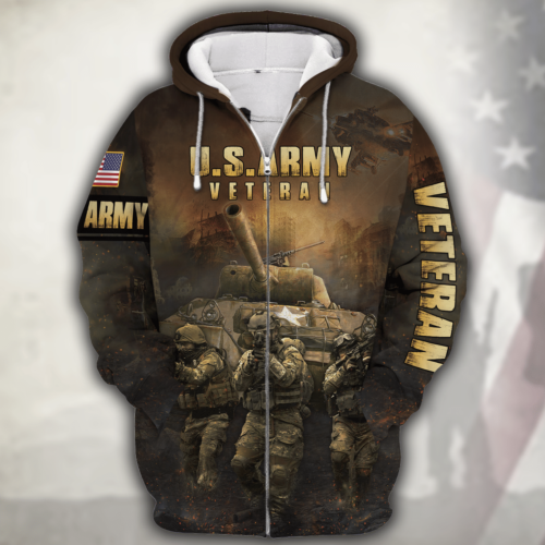 ARMY HLT-1810-AR-01 Premium Microfleece Zip Hoodie