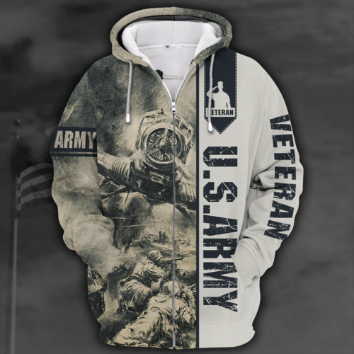 ARMY HLT-2710-AR-01 Premium Microfleece Zip Hoodie