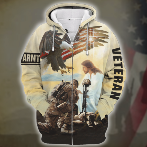 ARMY HLT-2510-AR-02 Premium Microfleece Zip Hoodie