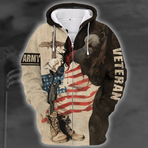 ARMY HLT-2710-AR-02 Premium Microfleece Zip Hoodie