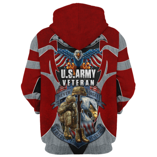 ARMY HLT-0612-AR-01 Premium Microfleece Zip Hoodie