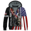 VETERAN NV-VETERAN-25 Premium Heavy Fleece Zip Hoodie