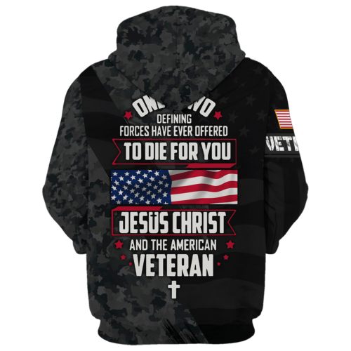 VETERAN NV-VETERAN-02 Premium Microfleece Zip Hoodie