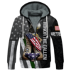 VETERAN HBL-VTR-08 Premium Heavy Fleece Zip Hoodie