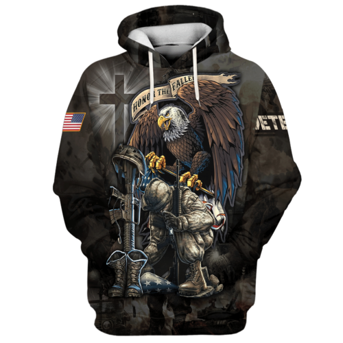 VETERAN NV-VETERAN-04 Premium Microfleece Hoodie