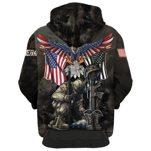 VETERAN NV-VETERAN-05 Premium Microfleece Zip Hoodie