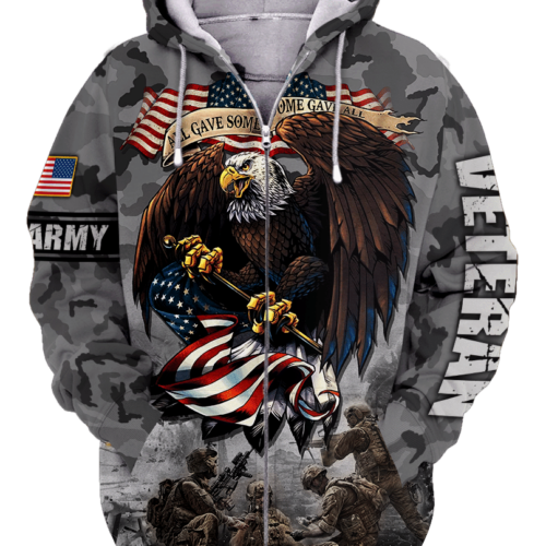 ARMY NTD-1110-AM-01 Premium Microfleece Zip Hoodie