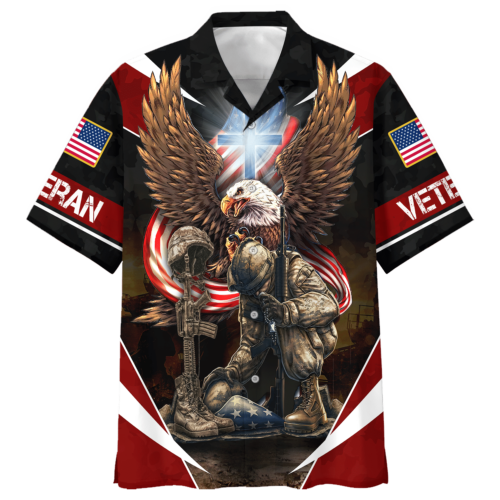 VETERAN NV-VETERAN-10 Premium Hawaiian Shirt