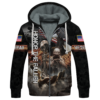 VETERAN NV-VETERAN-09 Premium Heavy Fleece Zip Hoodie