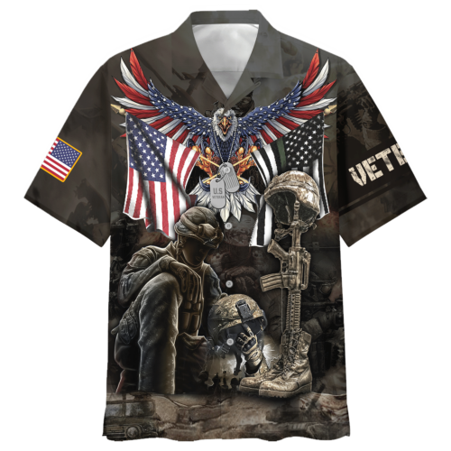 VETERAN NV-VETERAN-15 Premium Hawaiian Shirt