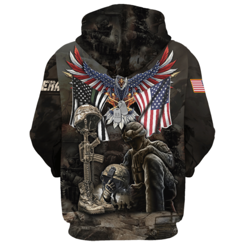 VETERAN NV-VETERAN-15 Premium Microfleece Zip Hoodie