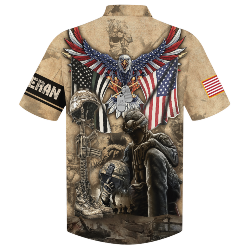 VETERAN NV-VETERAN-16 Premium Hawaiian Shirt