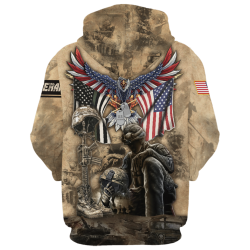 VETERAN NV-VETERAN-16 Premium Microfleece Zip Hoodie