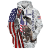 VETERAN NV-VETERAN-17 Premium Microfleece Hoodie