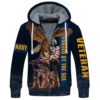 NAVY HLT-1910-NV-01 Premium Heavy Fleece Zip Hoodie