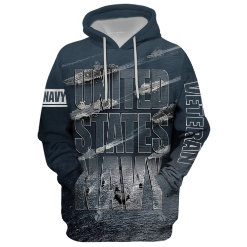 NAVY HLT-0311-NV-01 Premium Microfleece Hoodie