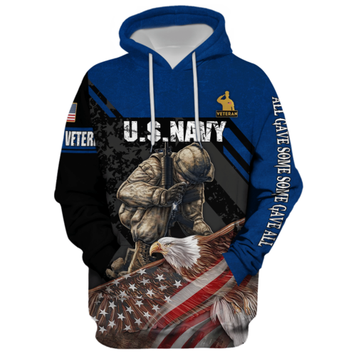 NAVY HLT-1811-NV-01 Premium Microfleece Hoodie