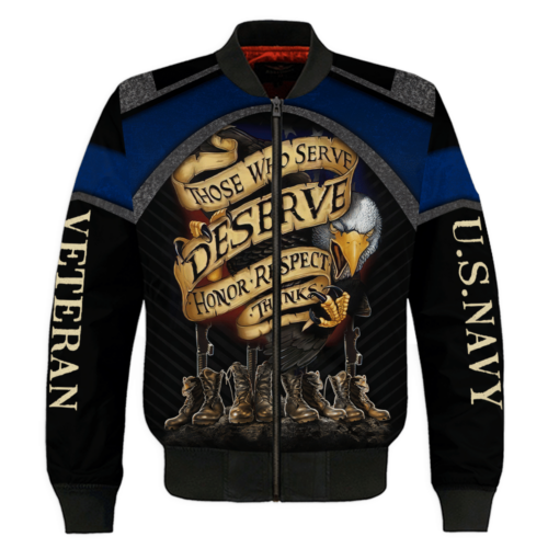 NAVY HLT-1012-NV-01 Premium Bomber