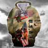 AIR FORCE NTD-1210-AF-02 Premium Microfleece Zip Hoodie