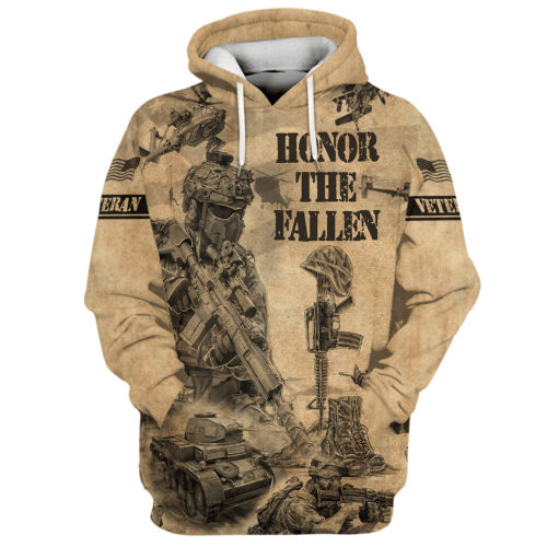 VETERAN NV-VETERAN-27 Premium Microfleece Hoodie