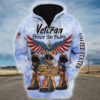 VETERAN NV-VETERAN-21 Premium Microfleece Zip Hoodie