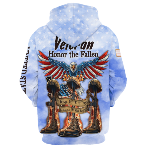 VETERAN HBL-VTR-09 Premium Microfleece Zip Hoodie