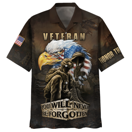 VETERAN HBL-VTR-10 Premium Hawaiian Shirt