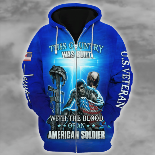 VETERAN HBL-VTR-16 Premium Microfleece Zip Hoodie